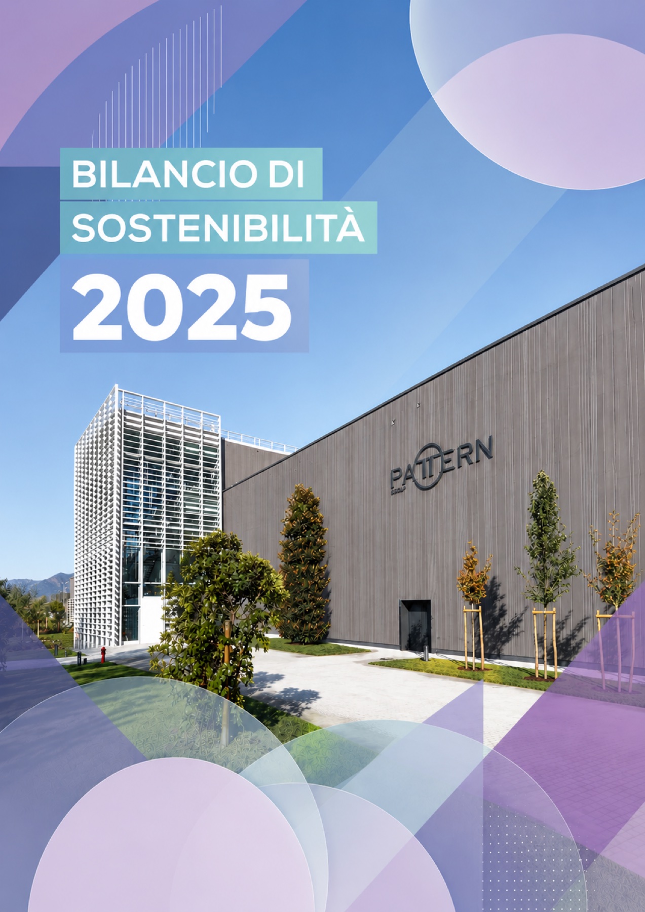 Cover del Bilancio di sostenibilità Pattern Group 2025